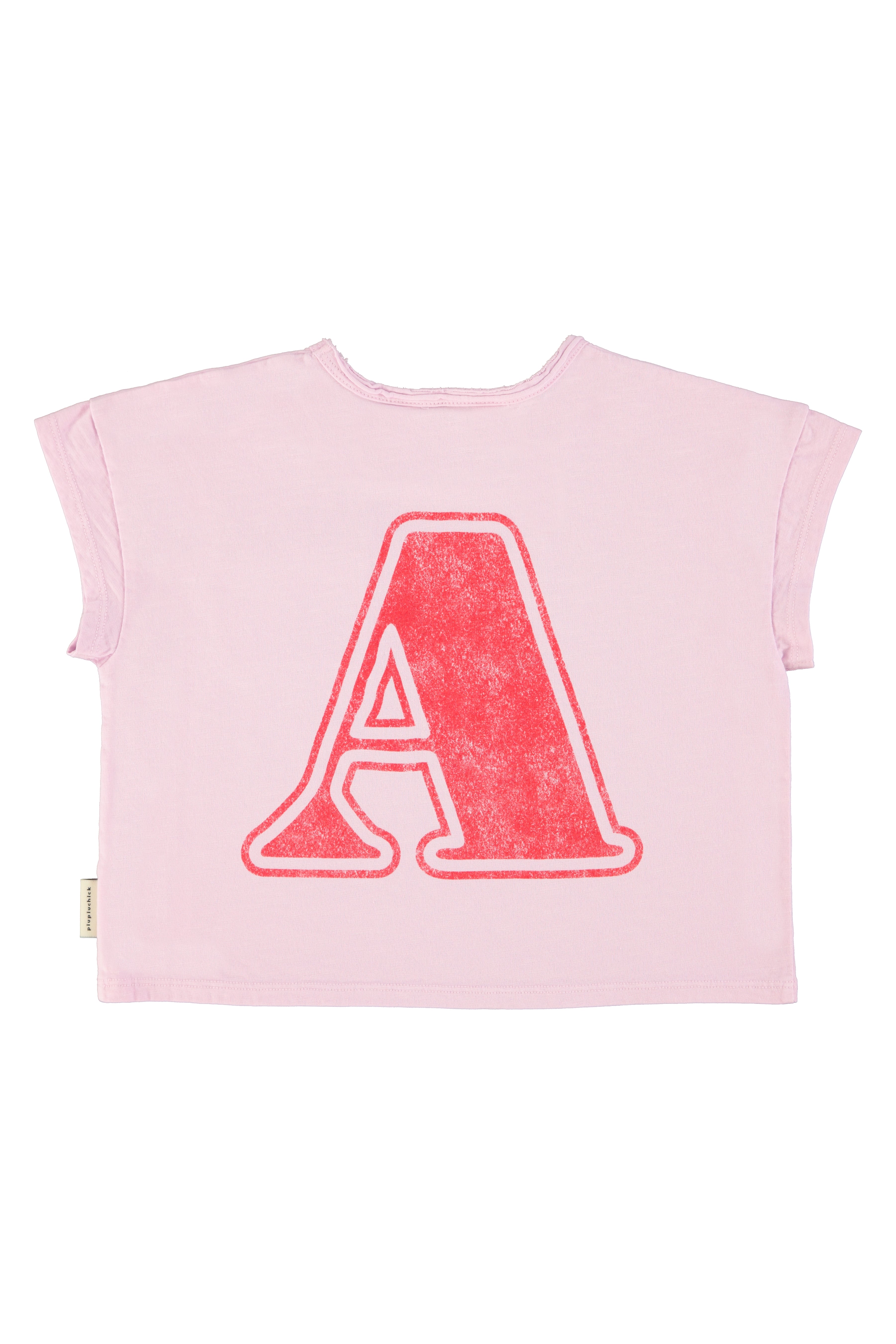 Piupiuchick Girls T-Shirt Lilac with "A" Print
