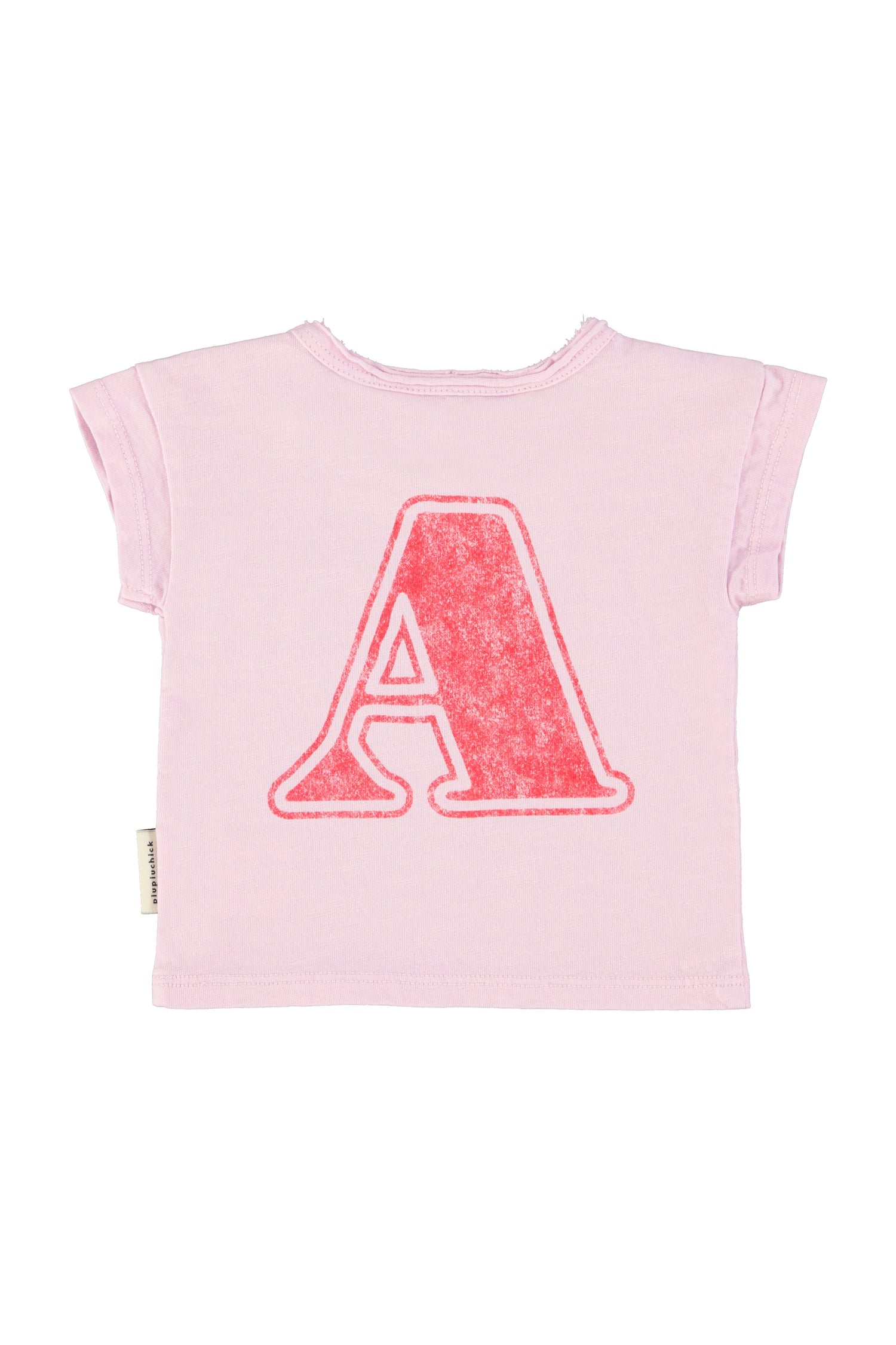Piupiuchick Baby T-Shirt Lilac with "A" Print