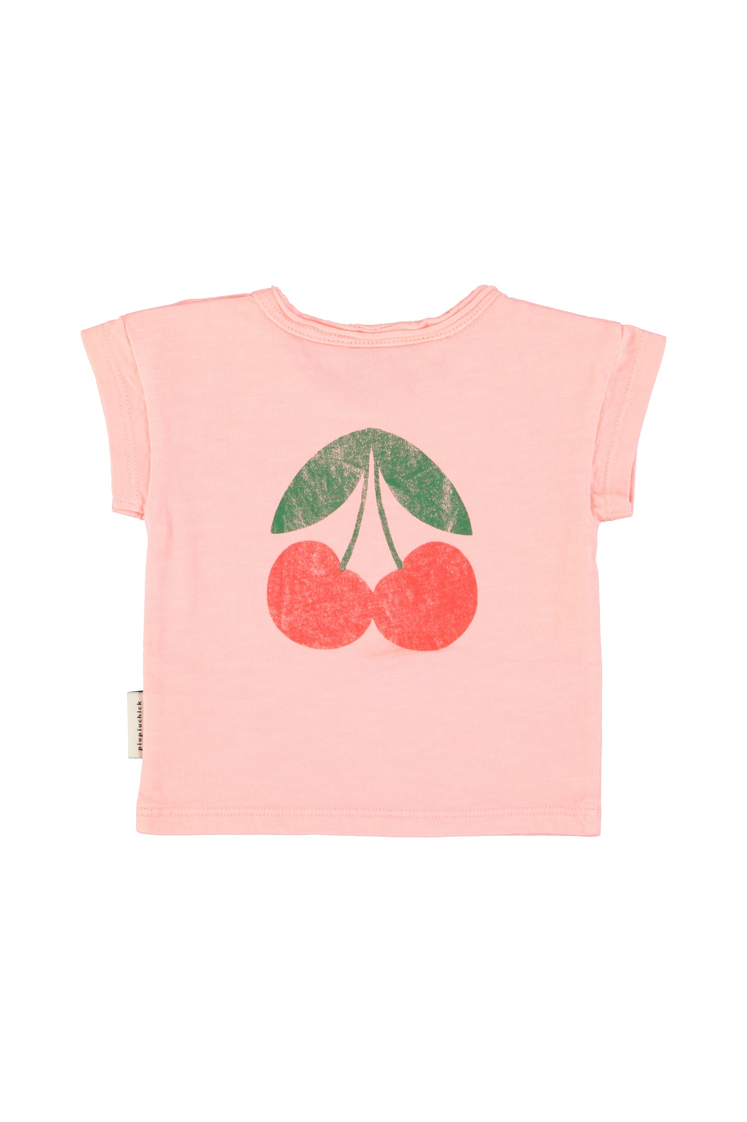 Piupiuchick Baby T-Shirt Light Pink with "Ma Chérie" Print