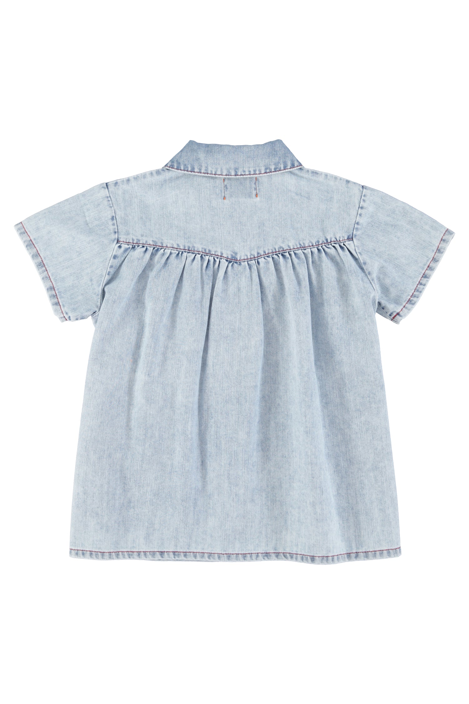 Piupiuchick Knee-Length Dress Light Blue Denim