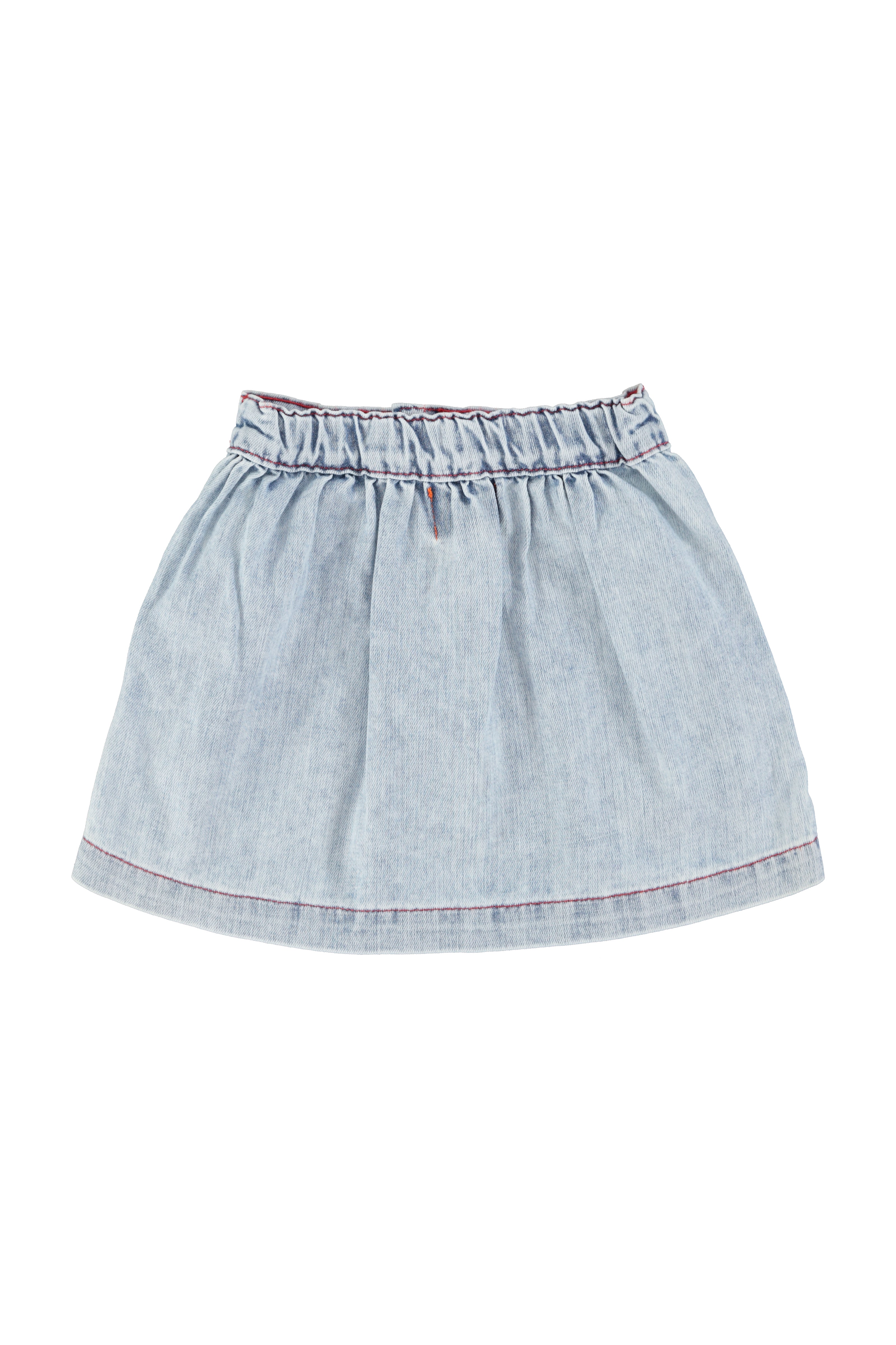 Piupiuchick Knee-Length Skirt Light Blue Denim