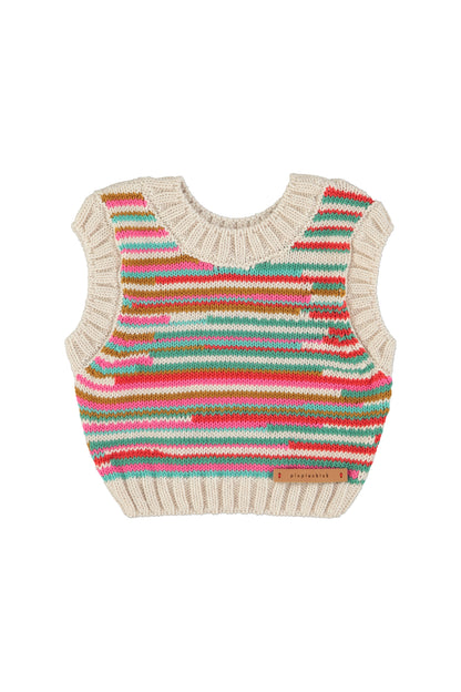 Piupiuchick Knitted Top Multicolor