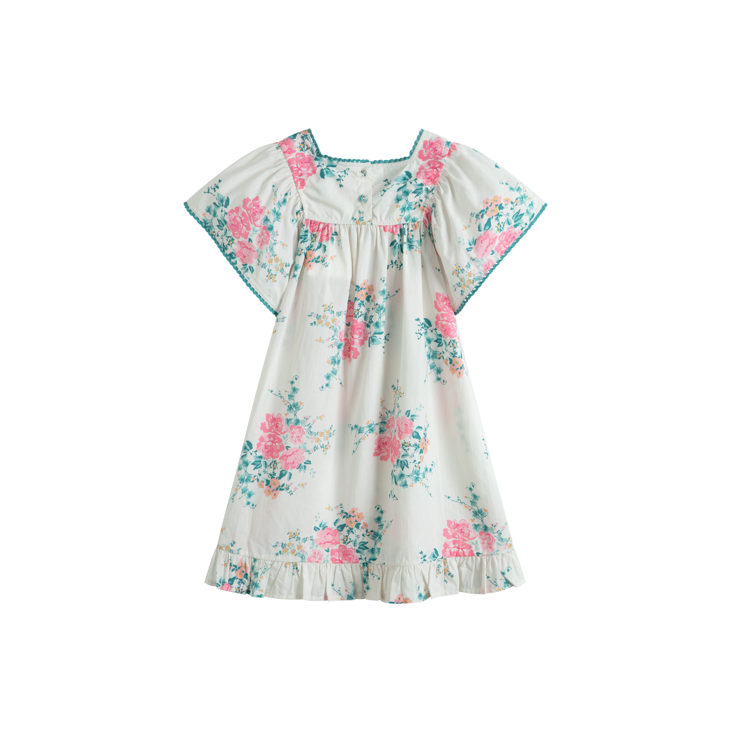 Cera Una Volta Luna Dress Pink Roses