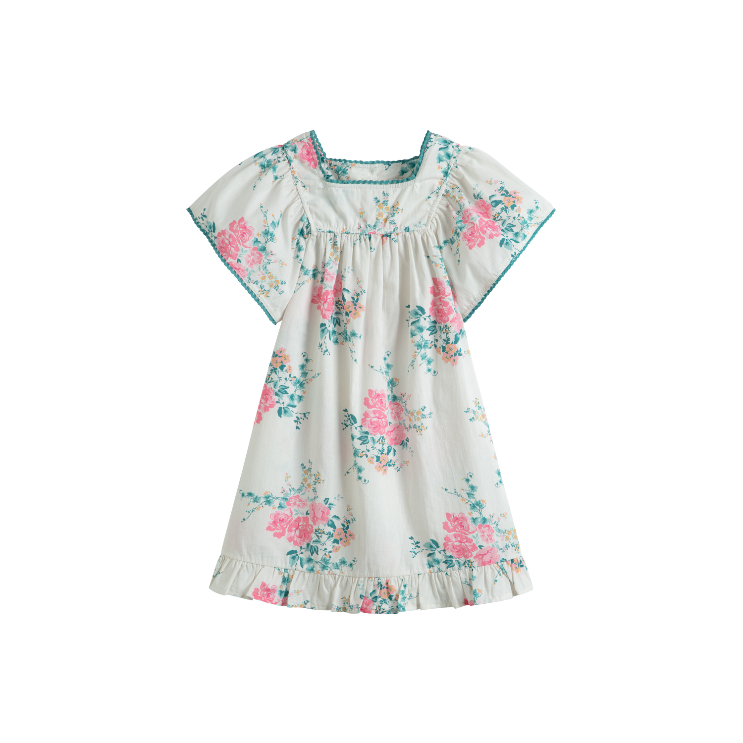 Cera Una Volta Luna Dress Pink Roses