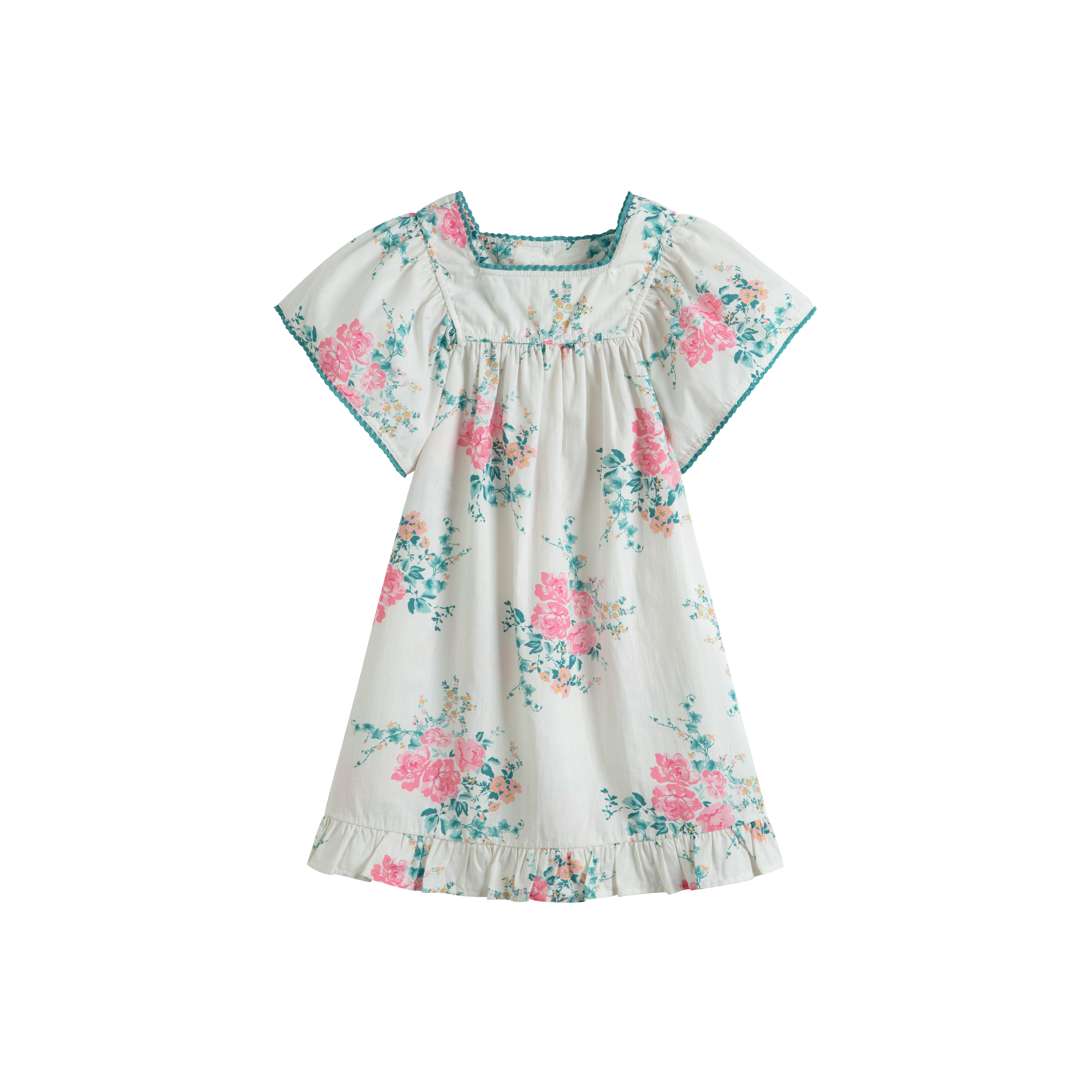 Cera Una Volta Luna Dress Pink Roses