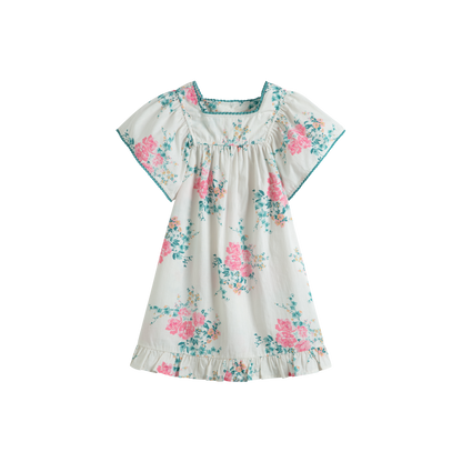 Cera Una Volta Luna Dress Pink Roses