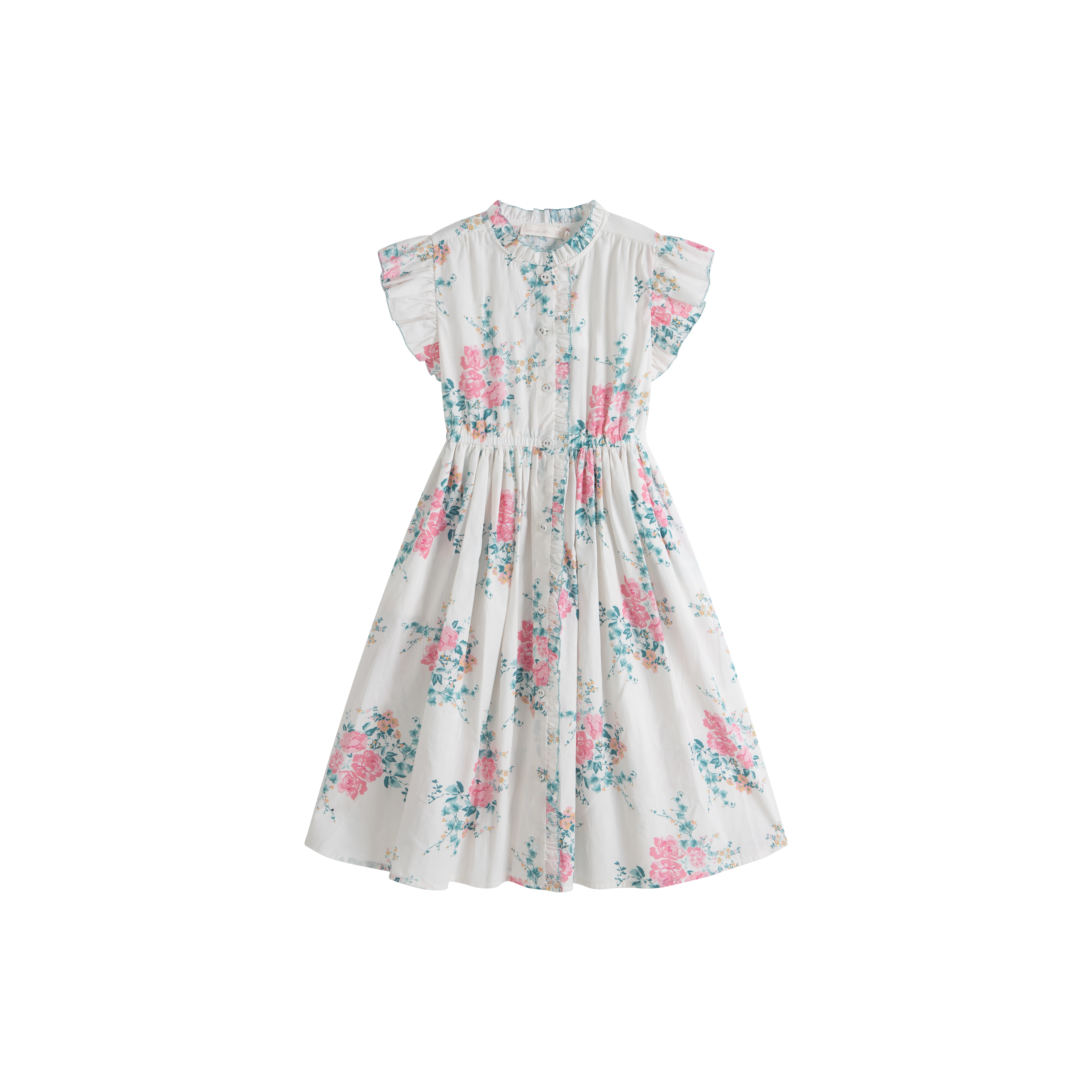 Cera Una Volta Delphine Dress Pink Roses