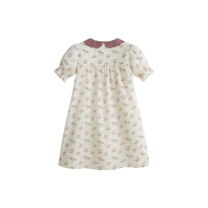 Cera Una Volta Loredana Dress Cream Flower