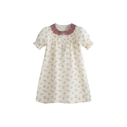 Cera Una Volta Loredana Dress Cream Flower