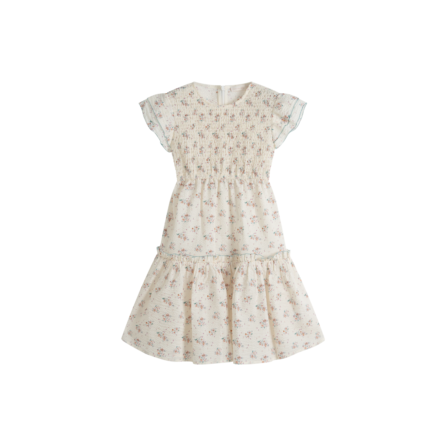 Cera Una Volta Ester Dress Cream Flower
