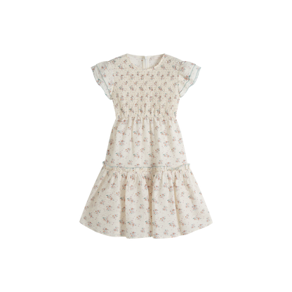 Cera Una Volta Ester Dress Cream Flower