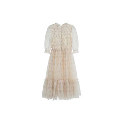 Cera Una Volta Valentina Dress Cream Flower