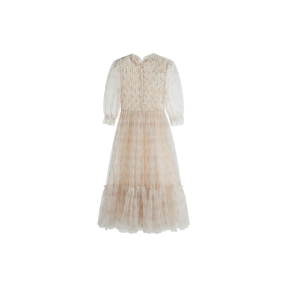 Cera Una Volta Valentina Dress Cream Flower