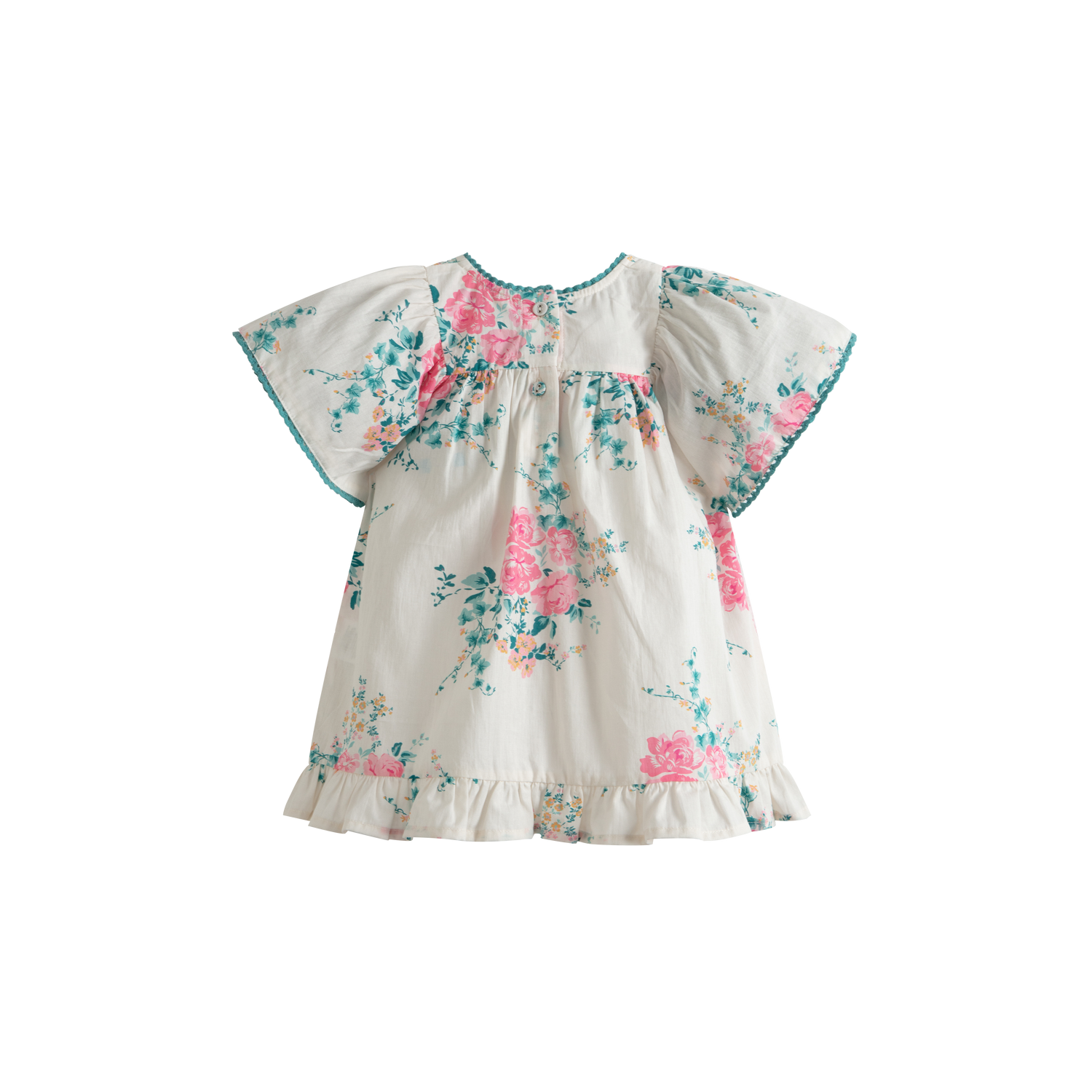 Cera Una Volta Luna Baby Dress Pink Roses
