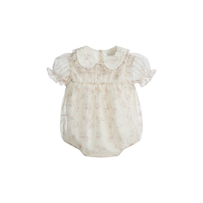 Cera Una Volta Vienna Romper Cream Flower