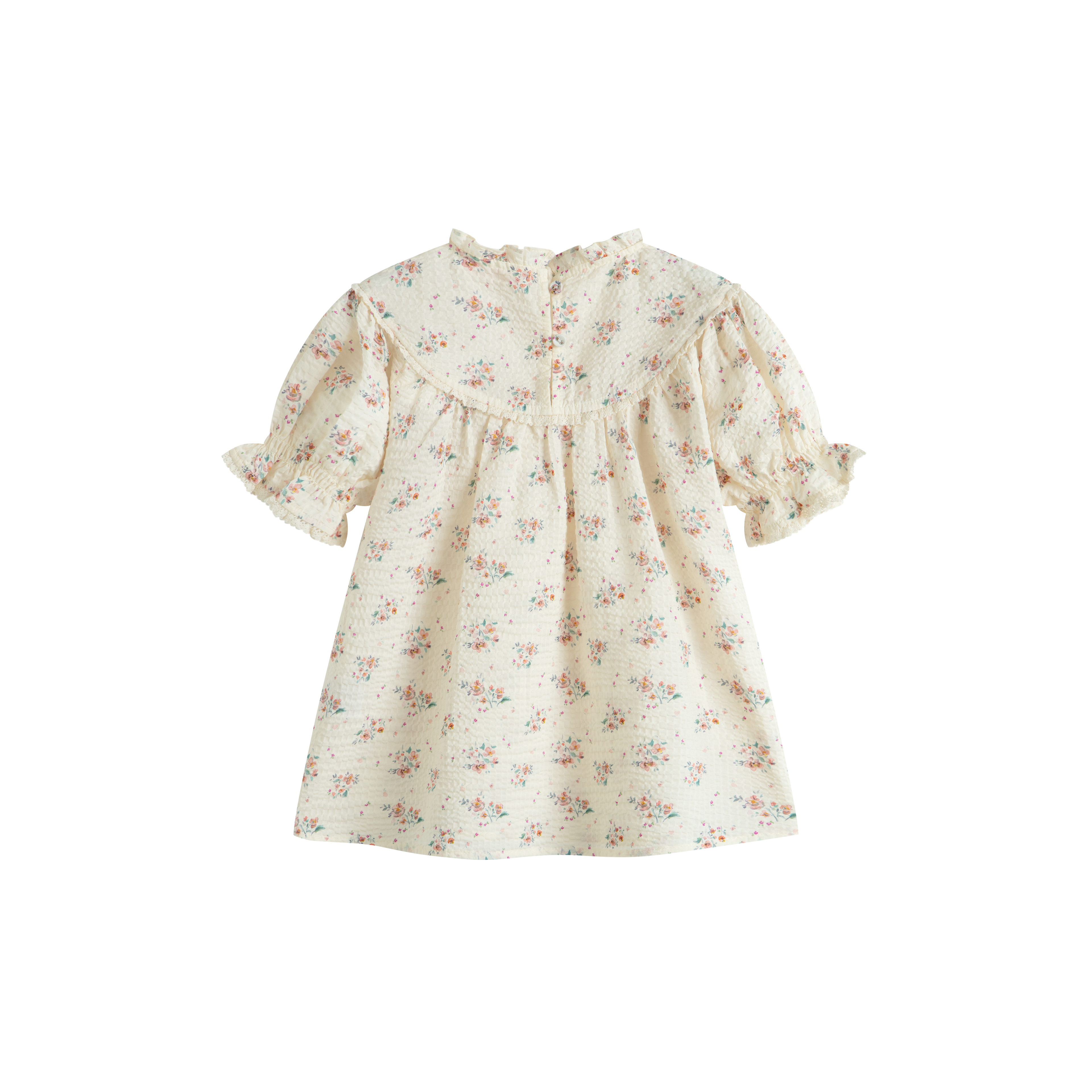 Cera Una Volta Kaya Shirt Cream Flower