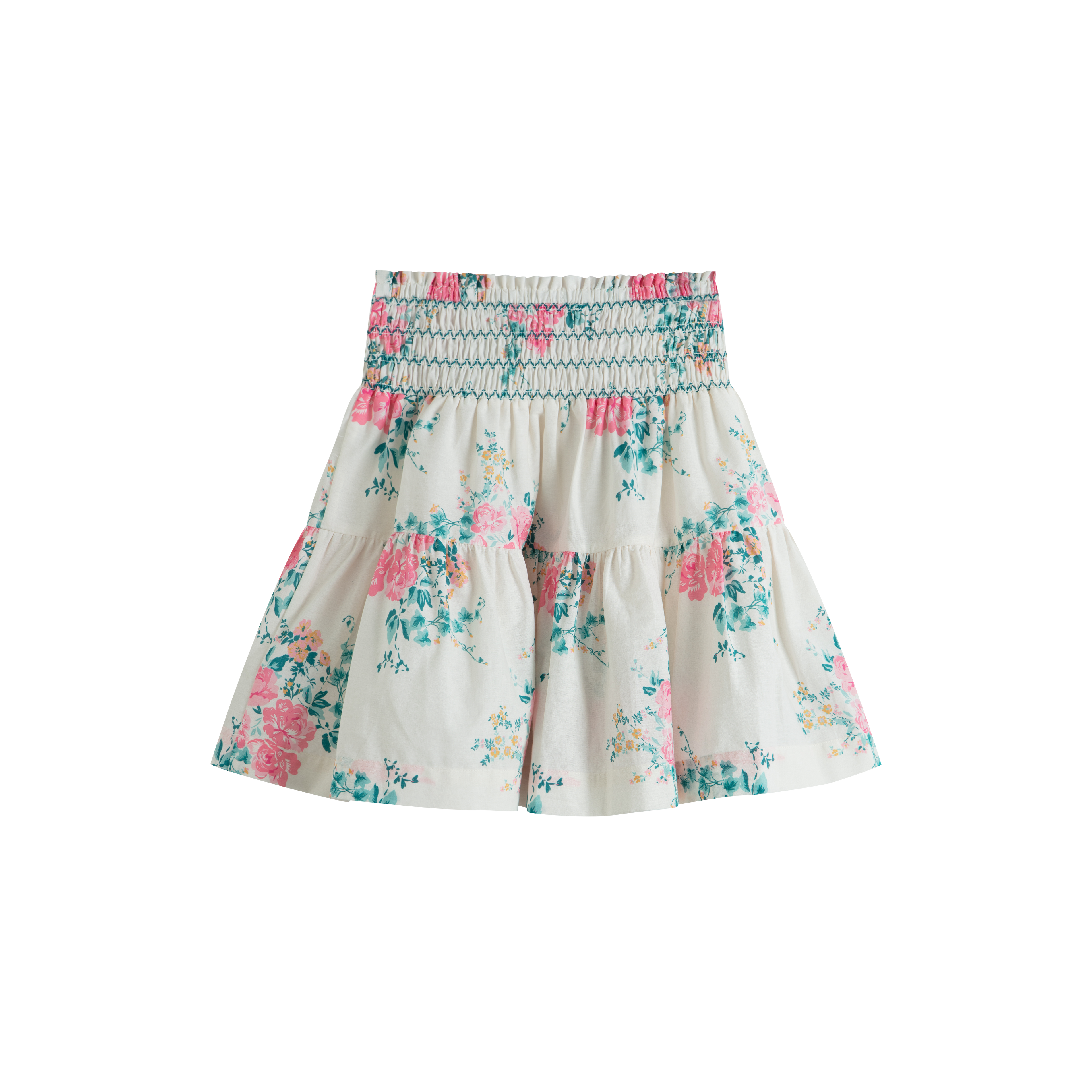 Cera Una Volta Ilenia Skirt Pink Roses