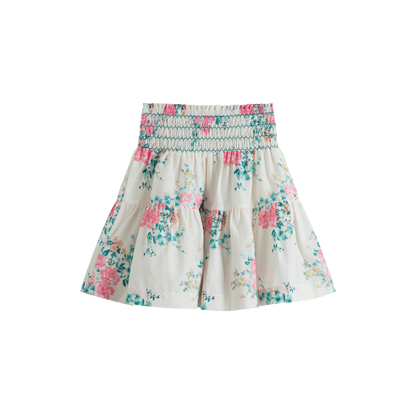 Cera Una Volta Ilenia Skirt Pink Roses