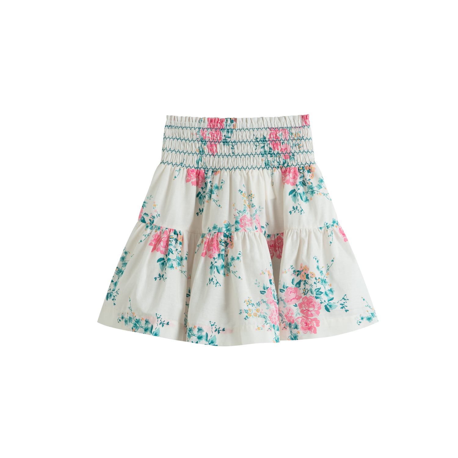 Cera Una Volta Ilenia Skirt Pink Roses