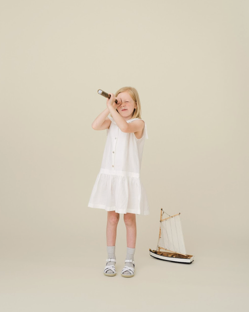 Bene Bene Marine Linen Dress