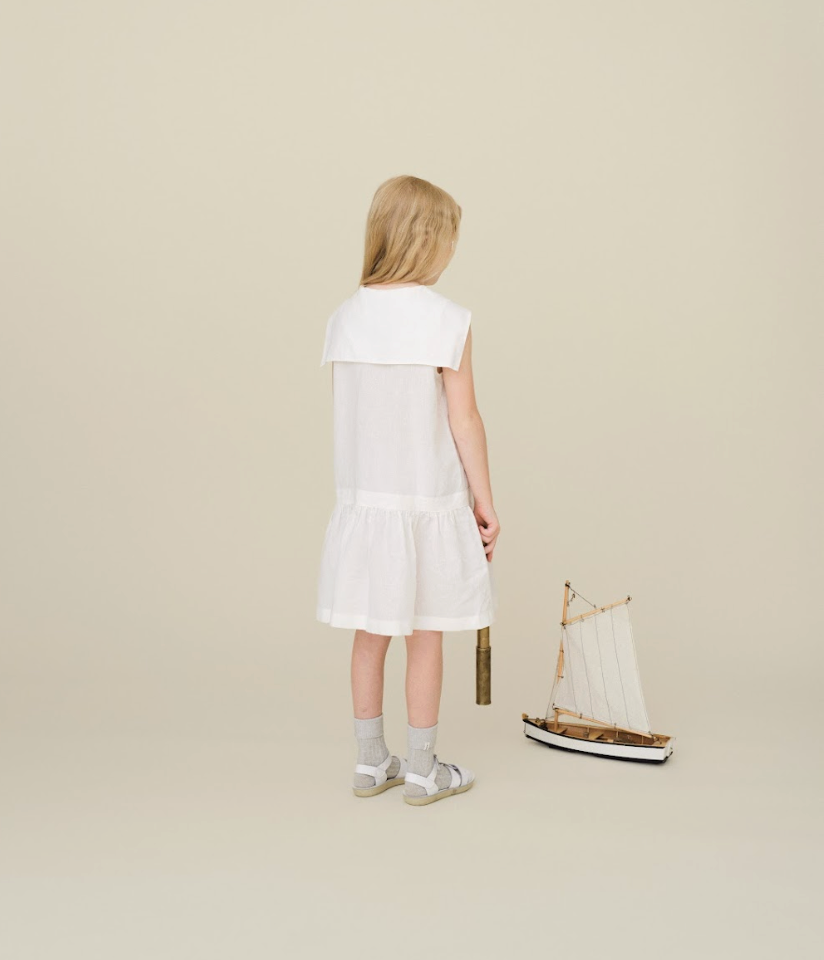 Bene Bene Marine Linen Dress