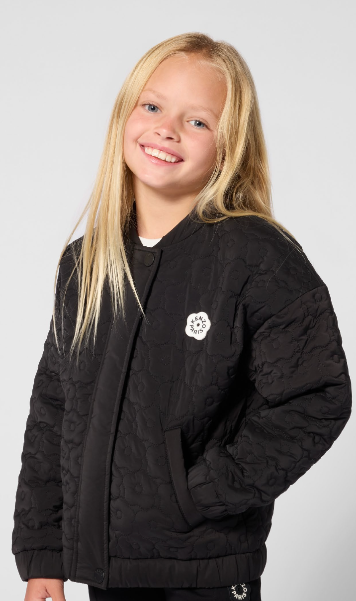 Kenzo Girls Black Padded Jacket