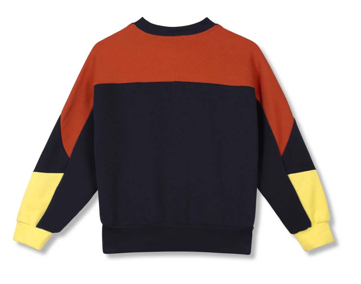 Wynken Boys Deep Indigo Mix Studio Sweatshirt