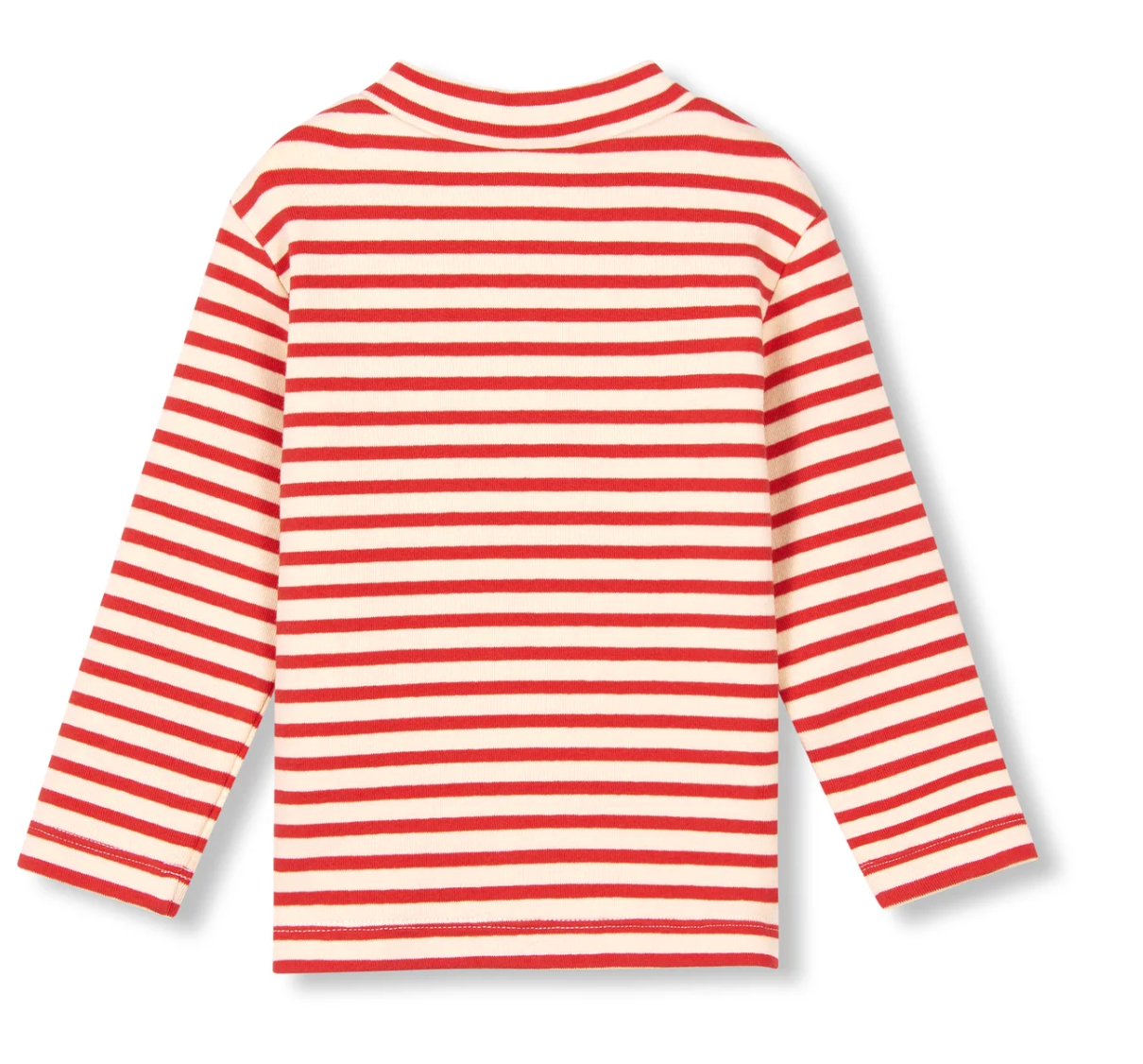 Wynken Baby Red Stripe Mini Soft Roll Turtleneck