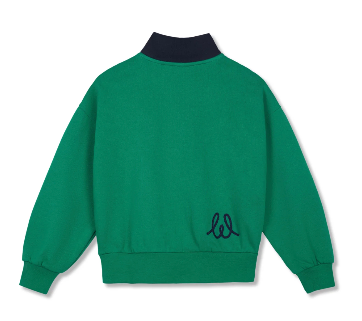 Wynken Boys Studio Green Half Zip Sweater