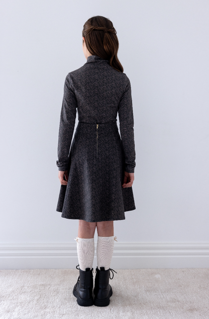 Steph The Label Vine Printed Denim Skirt