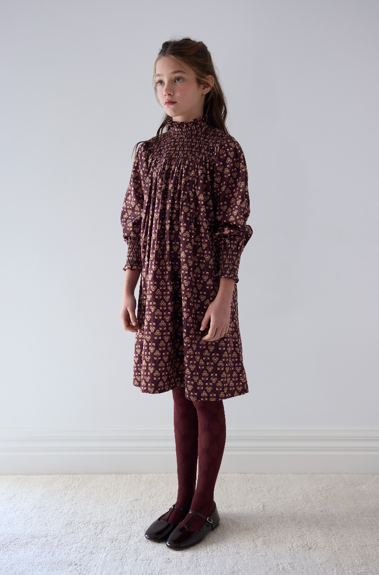 Steph The Label Girls Wallpaper Printed Cord Dress
