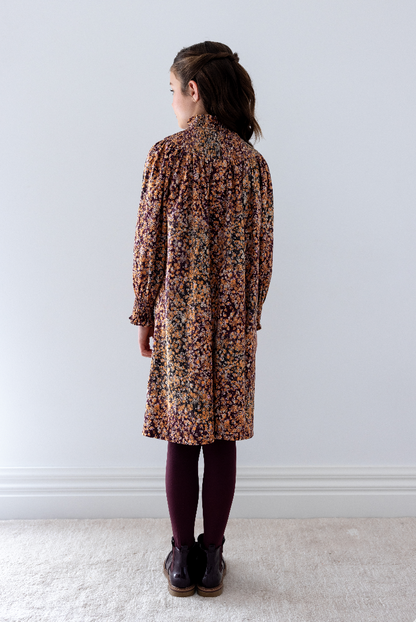 Steph The Label Speckle Printed Cord Dress