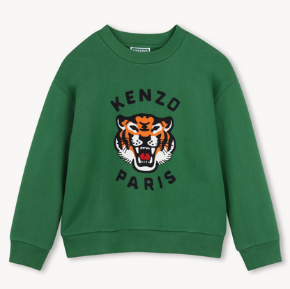 Kenzo Boys Green Sweatshirt