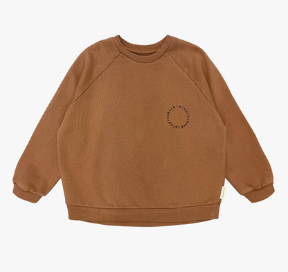 Piupiuchick Brown Print Sweatshirt