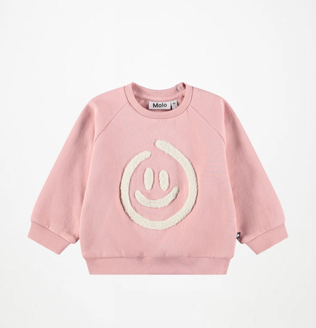Molo Baby Disc Mellow Rose Sweatshirt
