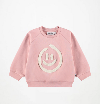 Molo Baby Disc Mellow Rose Sweatshirt