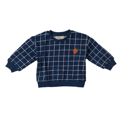 Wander &amp; Wonder Baby Ink Check Sweatshirt