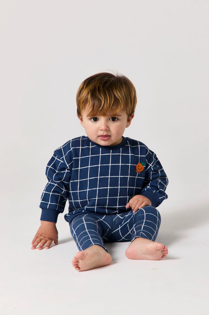 Wander &amp; Wonder Baby Ink Check Sweatshirt