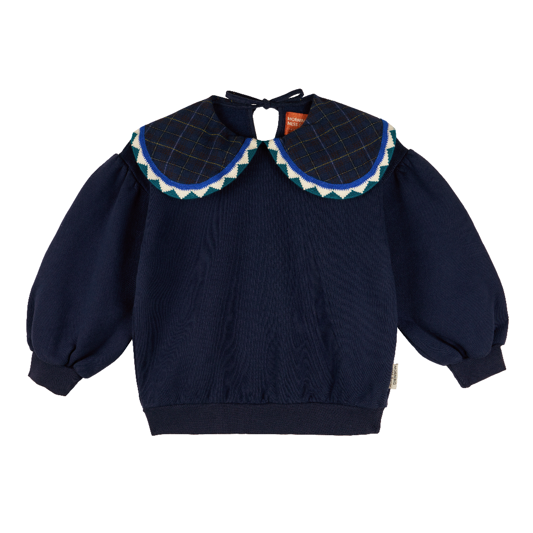Morning Mess Therapy Midnight Blue Rosie Sweatshirt