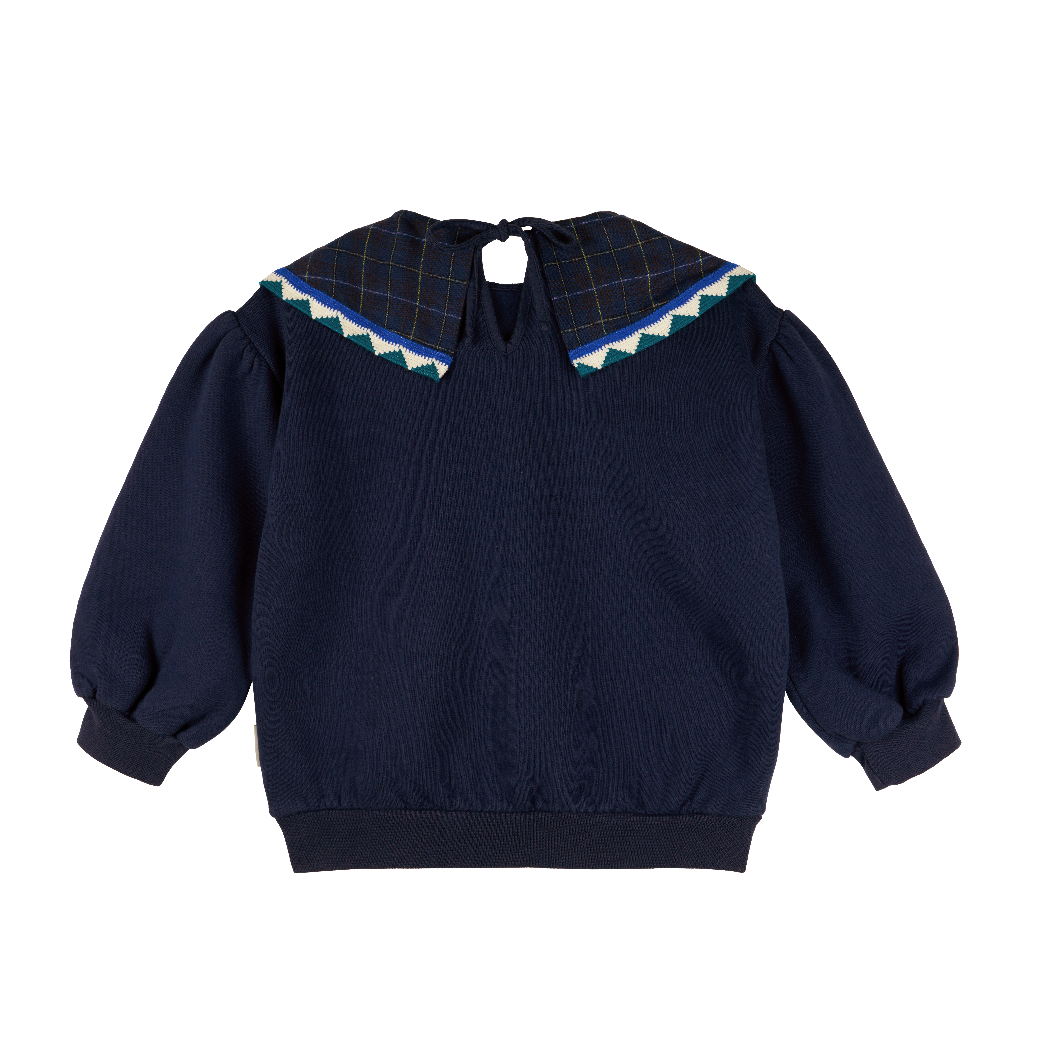 Morning Mess Therapy Midnight Blue Rosie Sweatshirt