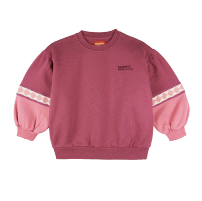 Morning Mess Therapy Girls Mauve Mati Sweatshirt