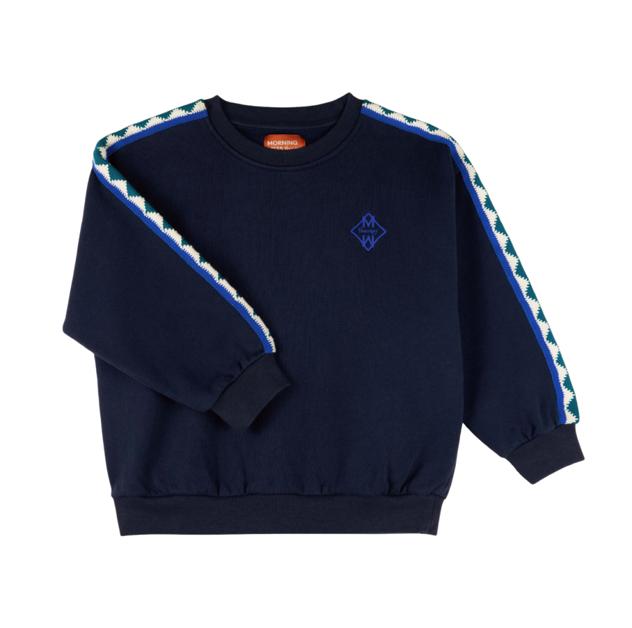 Morning Mess Therapy Midnight Blue Nico Sweatshirt