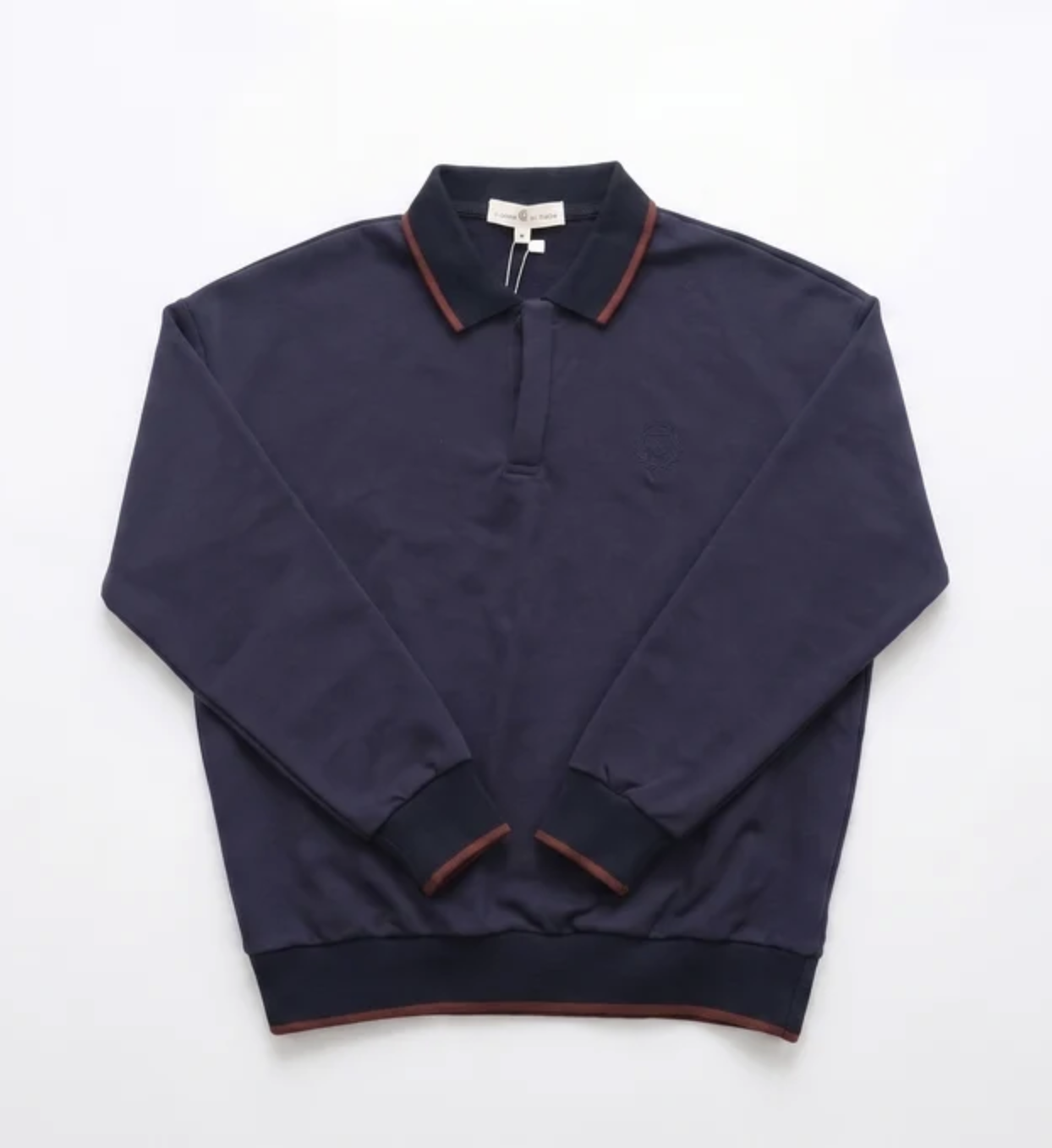 Birnham on the Sea Boys Aviator Blue Sweatshirt Polo