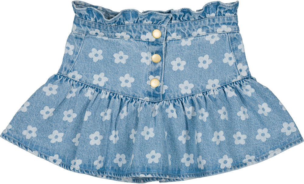 Louis Louise Light Blue Pipeau Long Skirt