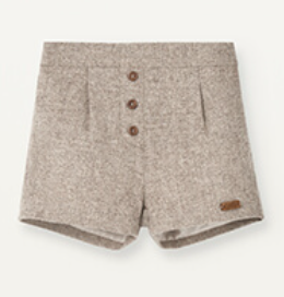 Popelin Stone Woolen Shorts