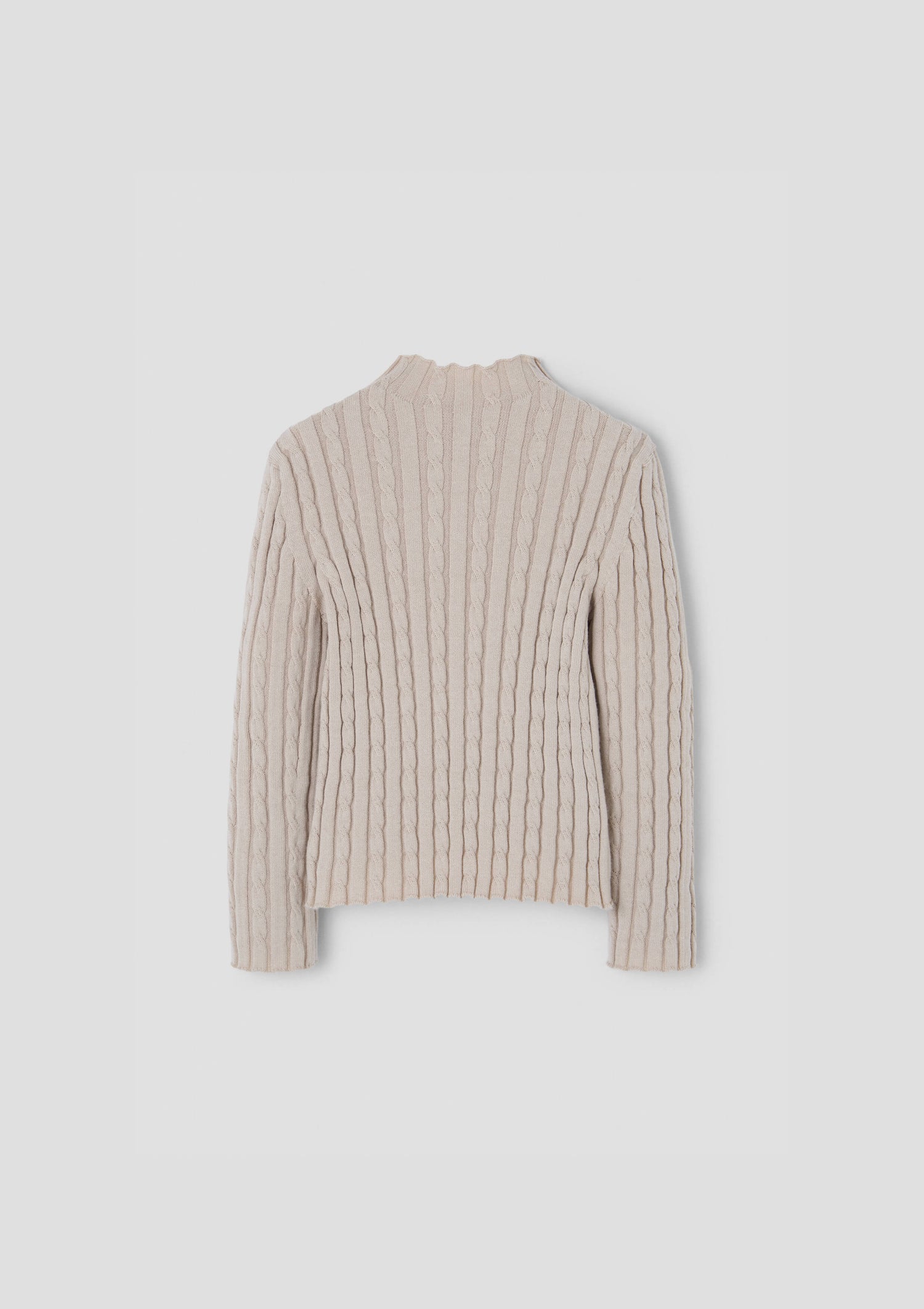 Popelin Baby Sand Perkins Neck Knitted Sweater