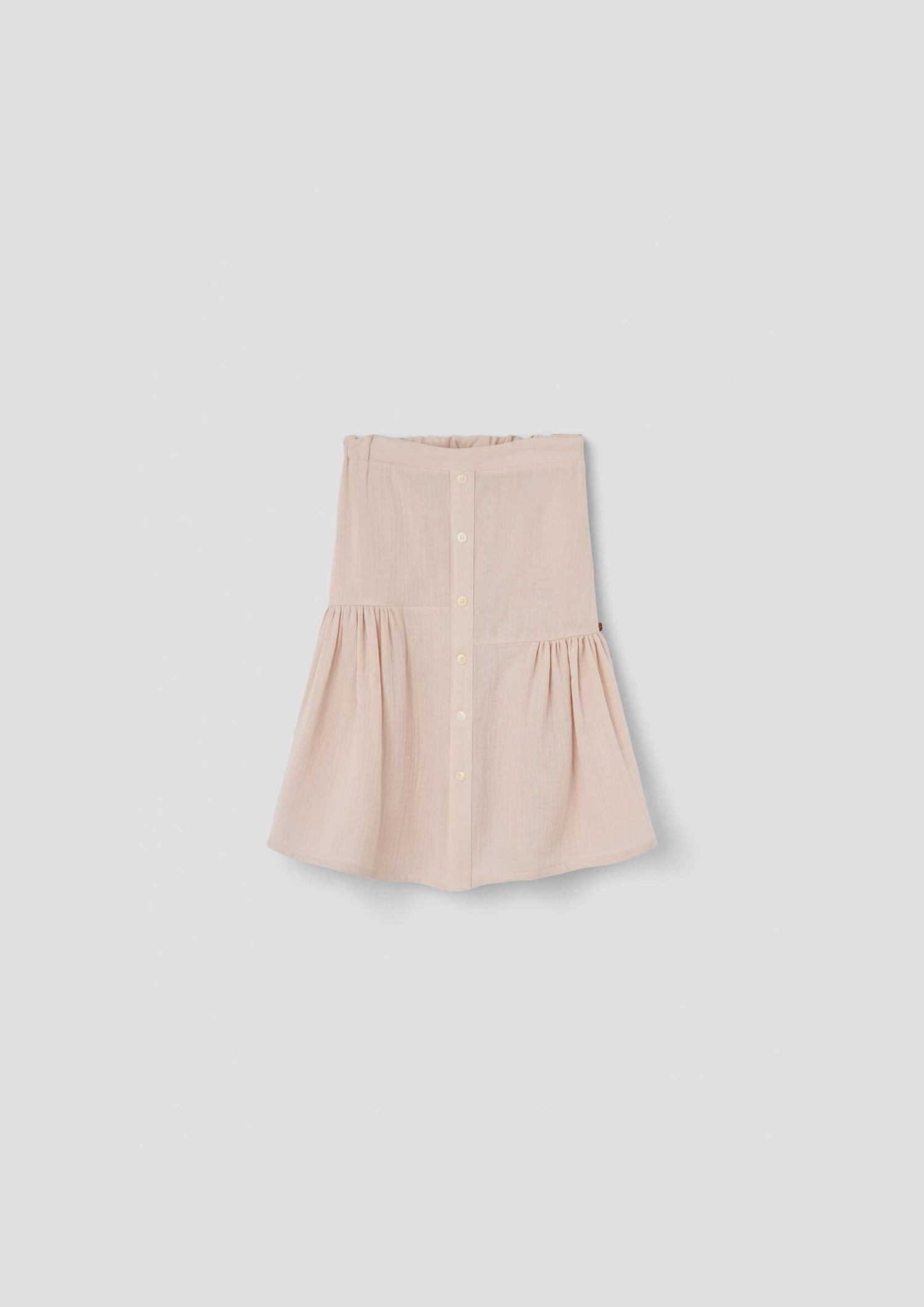 Popelin Dusty Pink Midi Skirt
