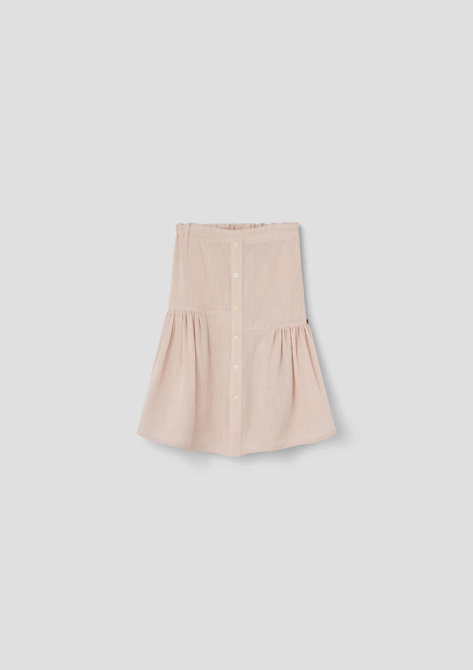 Popelin Dusty Pink Midi Skirt
