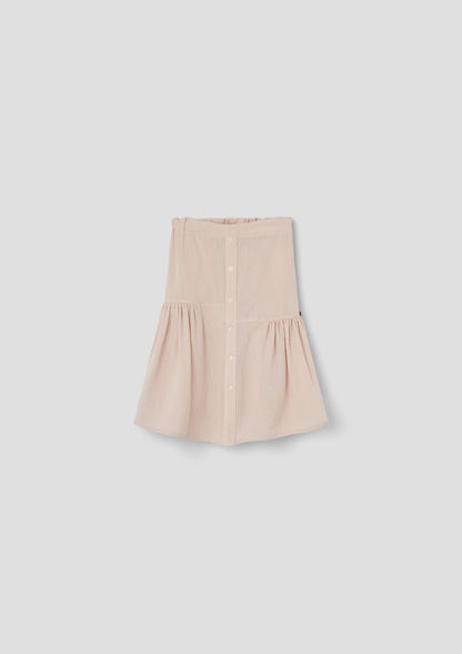Popelin Dusty Pink Midi Skirt