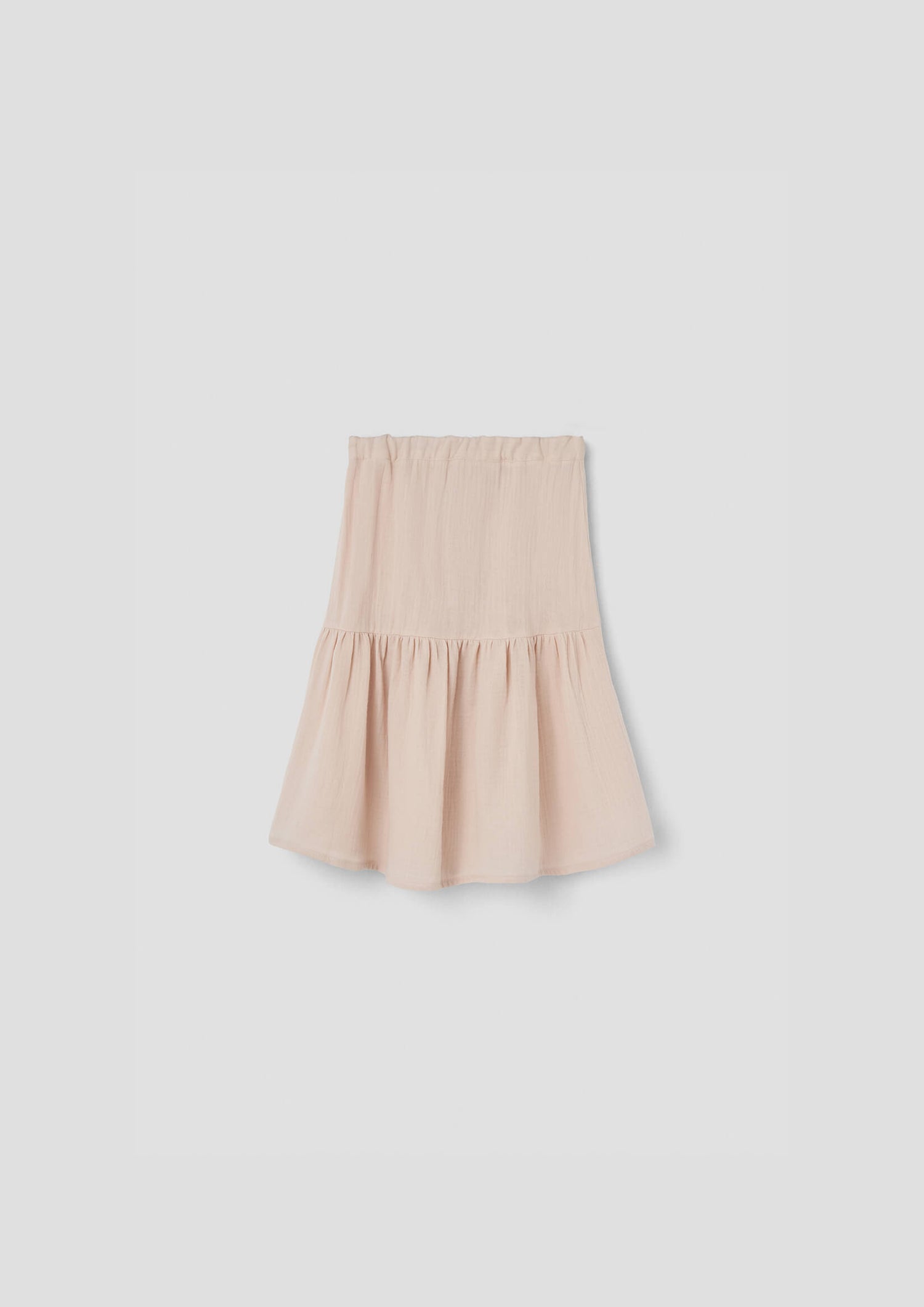 Popelin Dusty Pink Midi Skirt